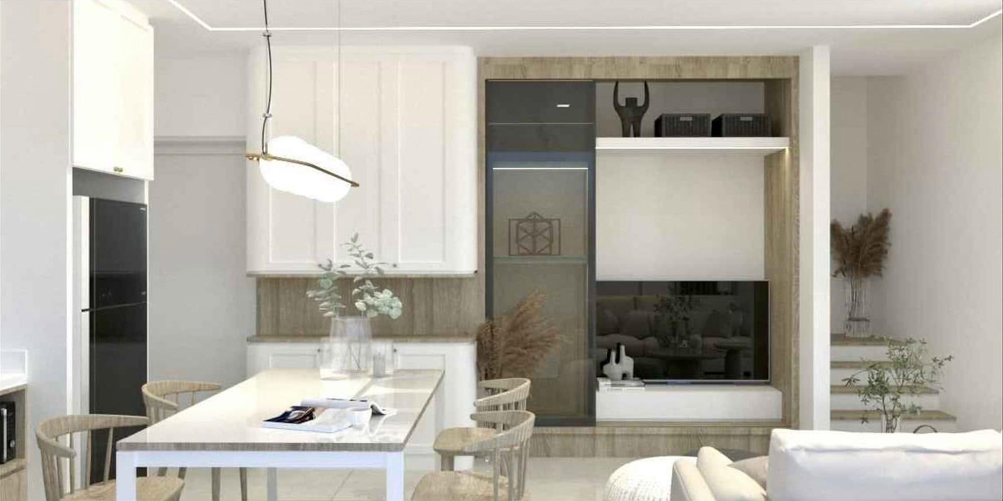 ภาพออกแบบ 3D ทาวน์โฮม Pleno แจ้งวัฒนะ ของ K’Keng