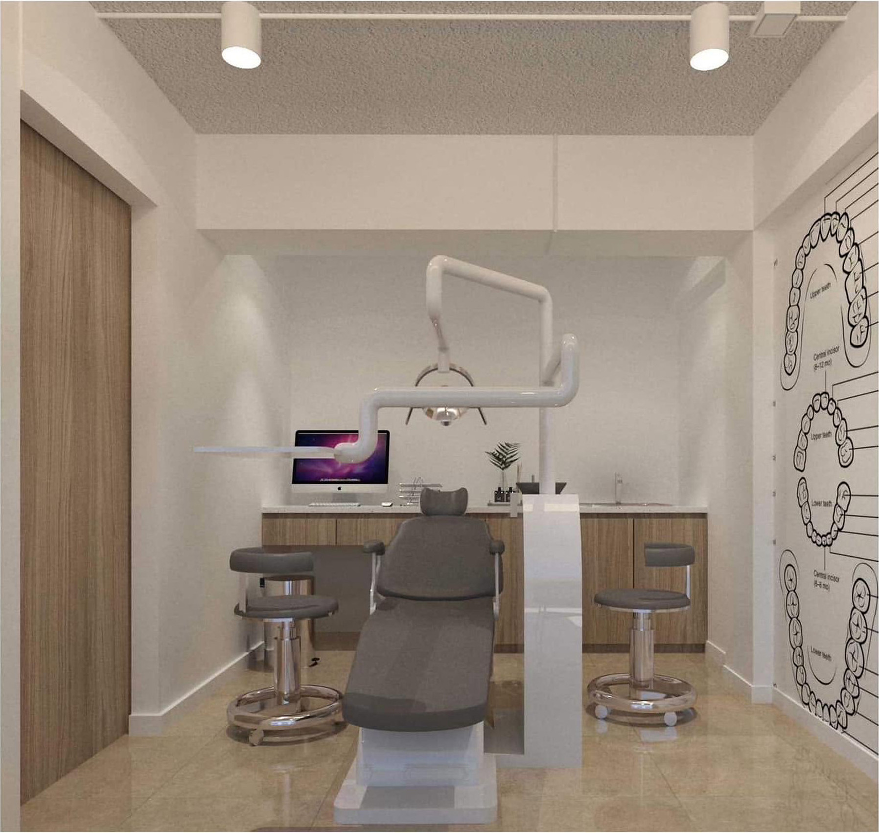 ภาพออกแบบ 3D Raksa Dental Clinic อรุณอมรินทร์ ปิ่นเกล้า