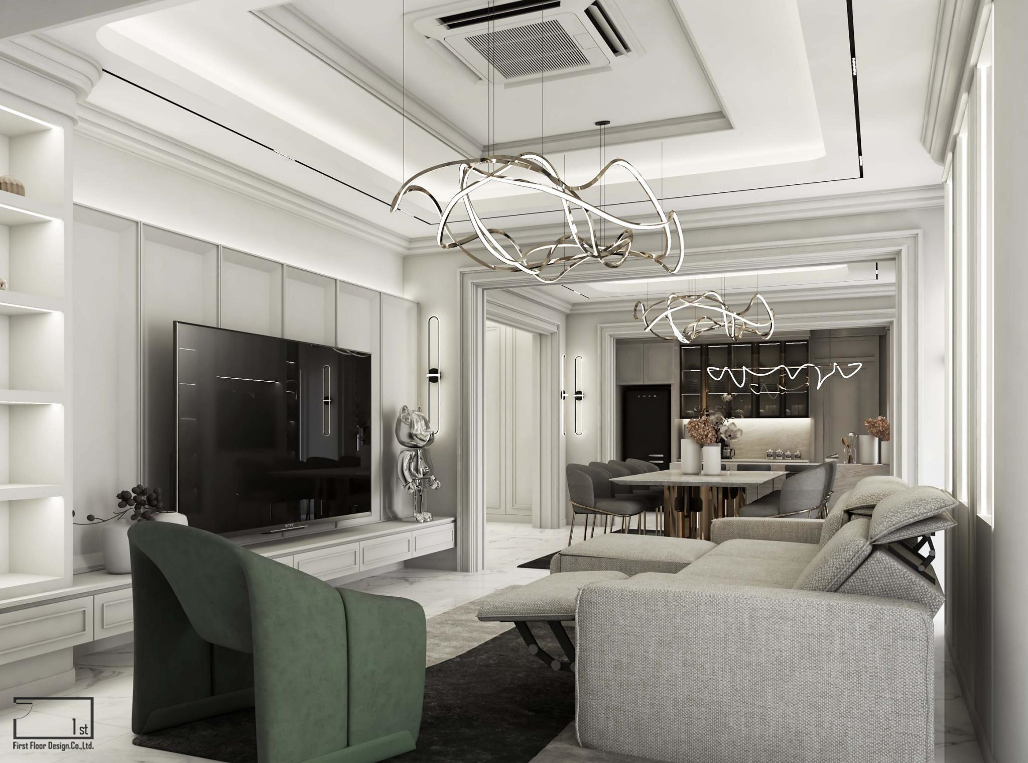 ภาพออกแบบ 3D บ้านเดี่ยว VHouse Petchabun